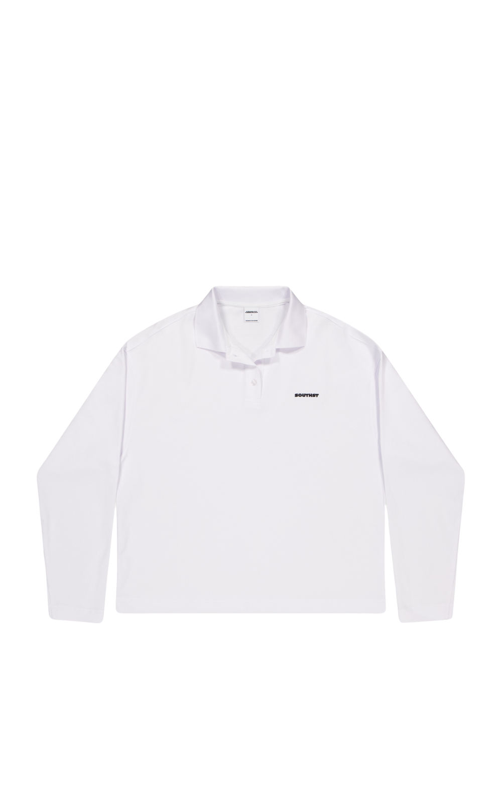 SST POLO LS - White