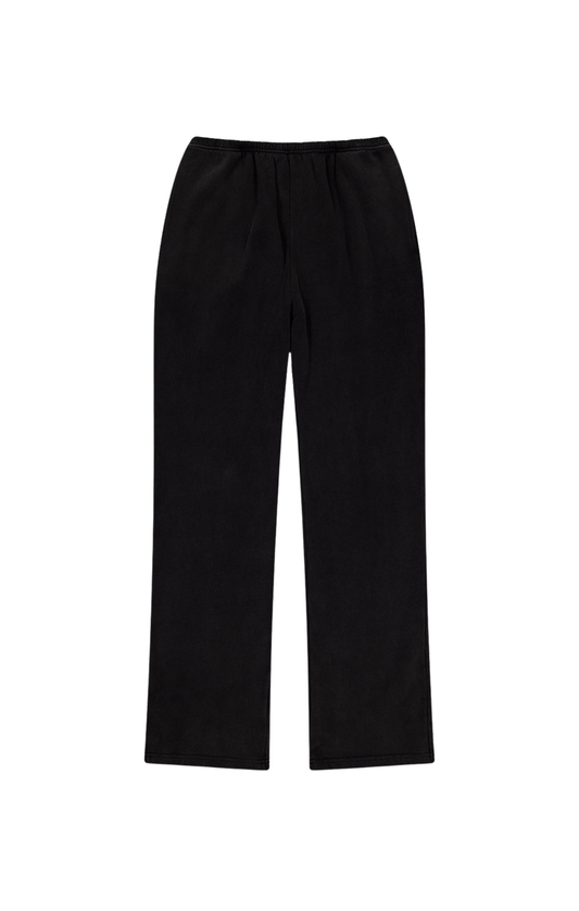 SST SCRIPT SWEATPANTS - Washed Black