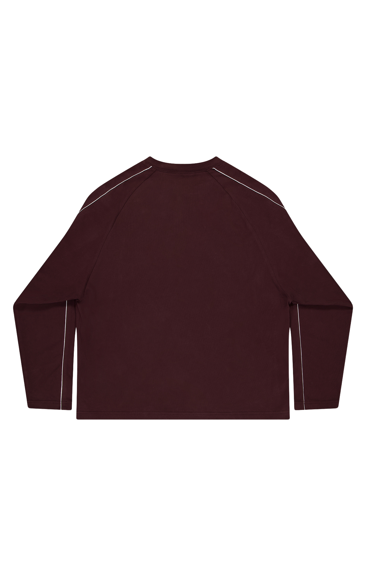 PLAYERS LONGSLEEVE - Burgundy / Brown