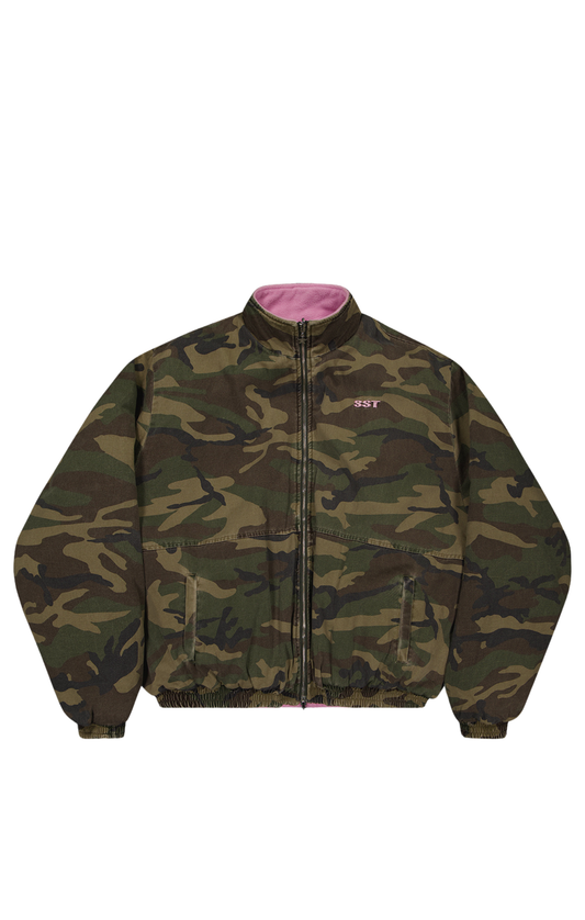SST REVERSIBLE CAMO/ PINK FLEECE JACKET - PRE ORDER