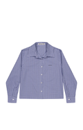 SST ROME CHECK SHIRT - Blue