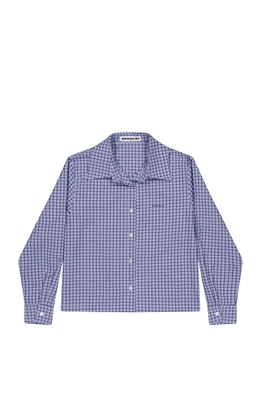 SST ROME CHECK SHIRT - Blue