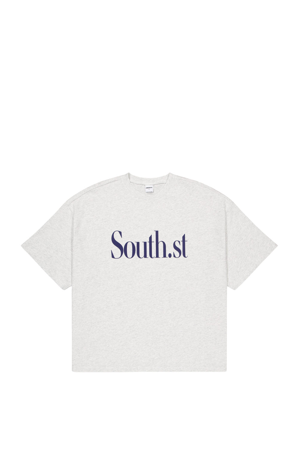 SOUTH TEE - Marl Grey / Navy