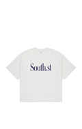 SOUTH TEE - Marl Grey / Navy