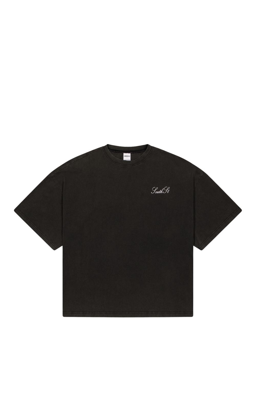 SIGNATURE TEE - Washed Black