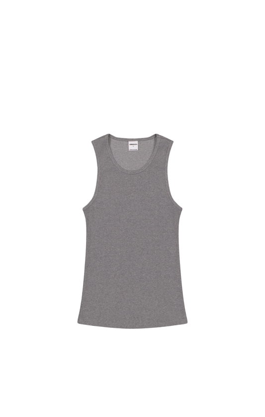 SST RIB TANK TOP - Dark Grey