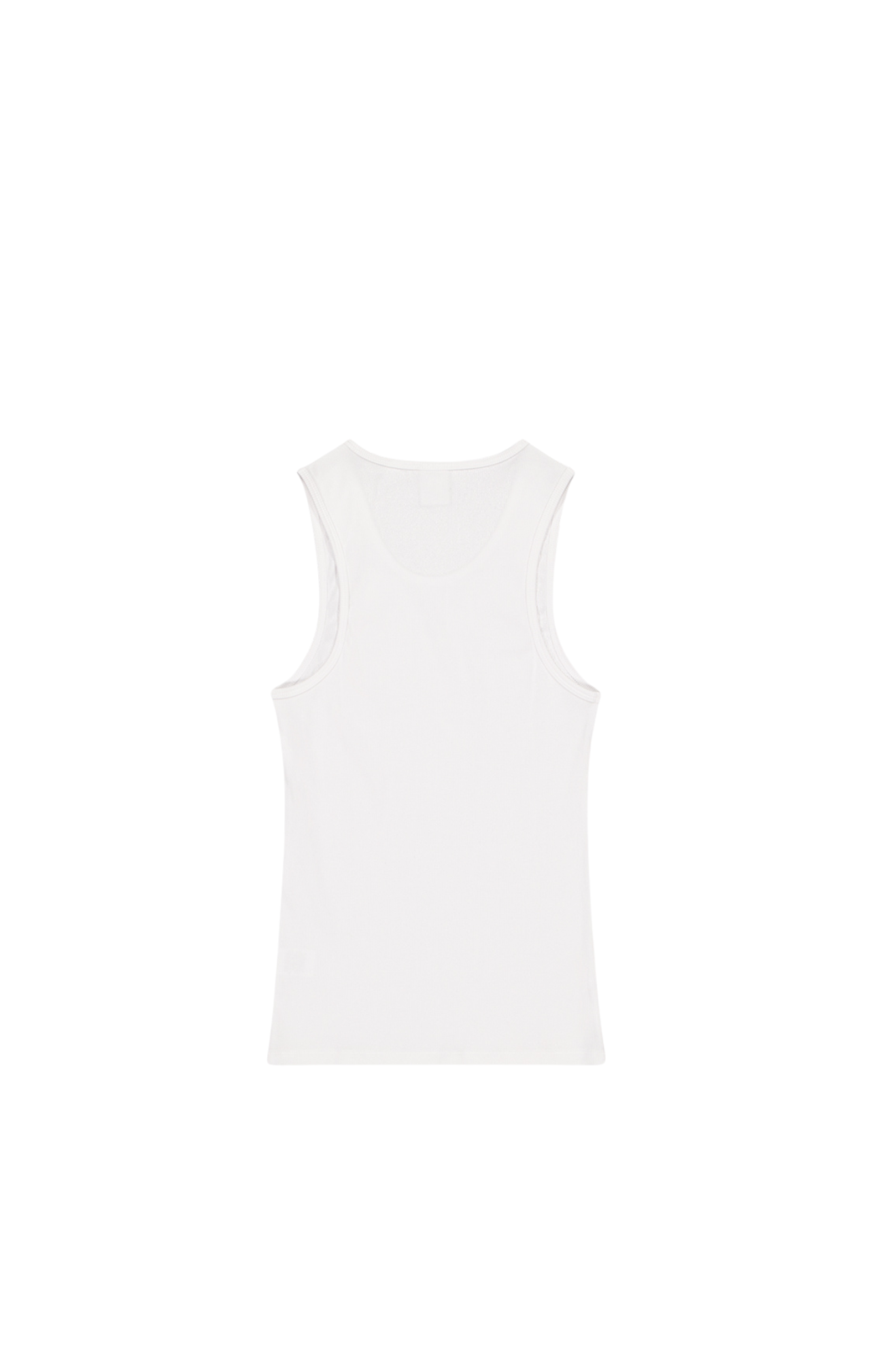 SST RIB TANK TOP - White