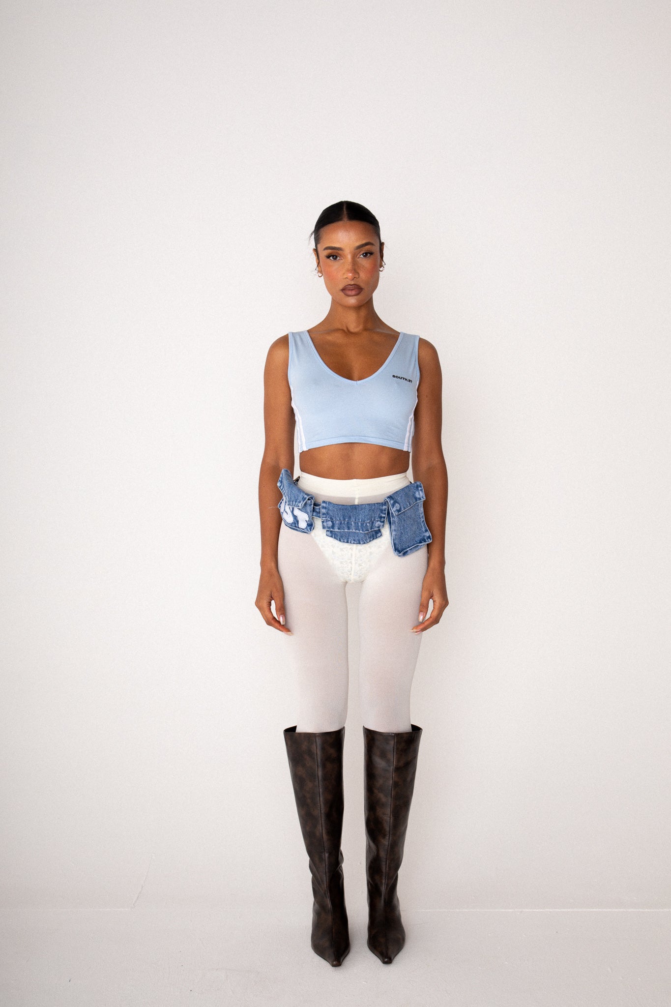 CLASSIC CROP - Blue