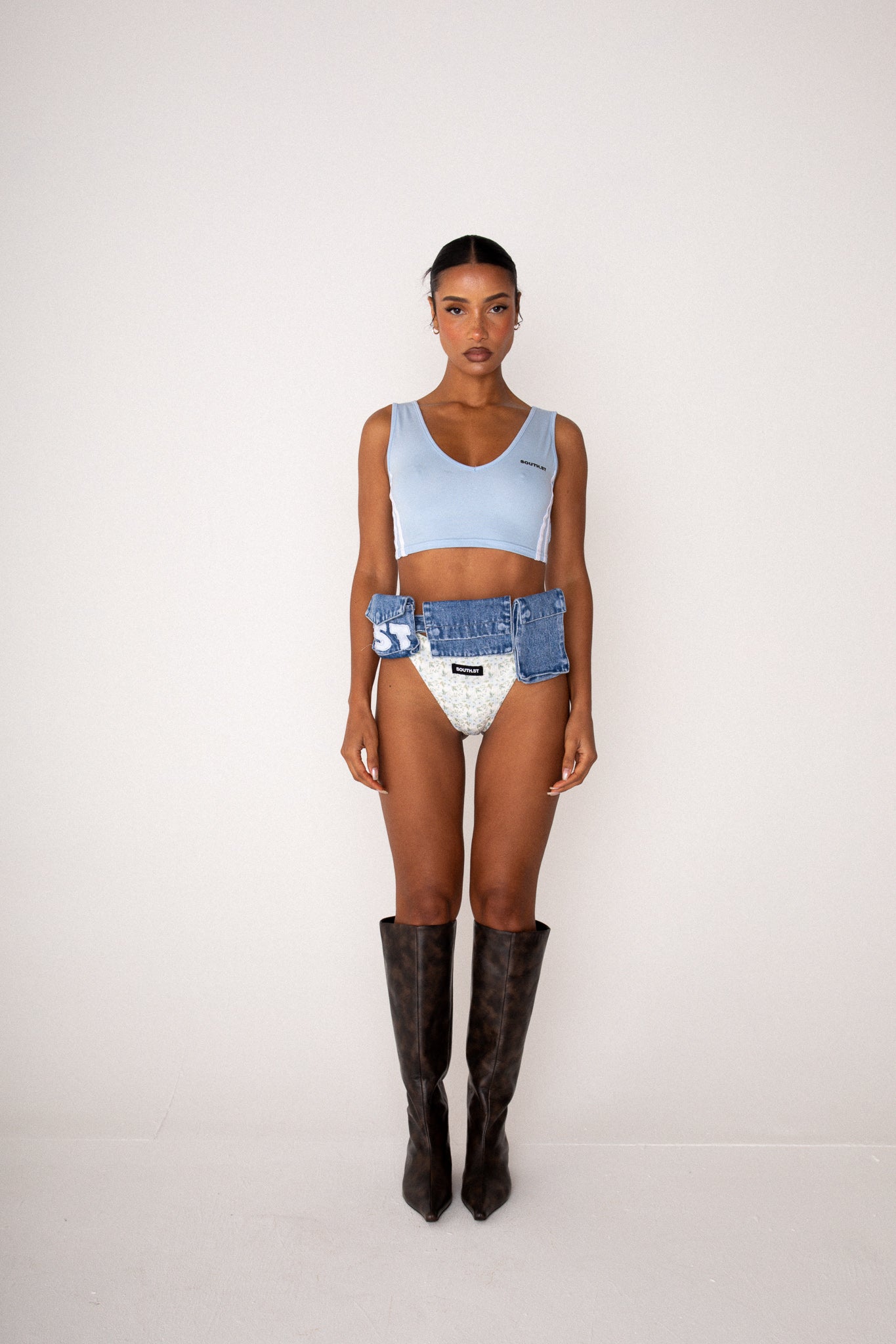 CLASSIC CROP - Blue