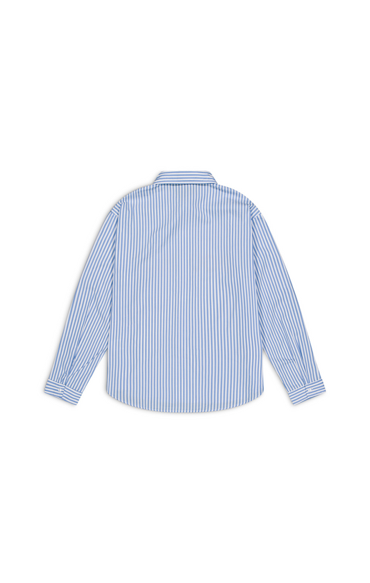 PIN STRIPE LOGO SHIRT