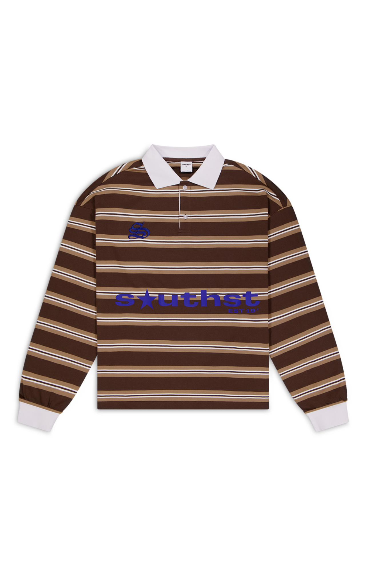SST POLO LONG SLEEVE - Brown
