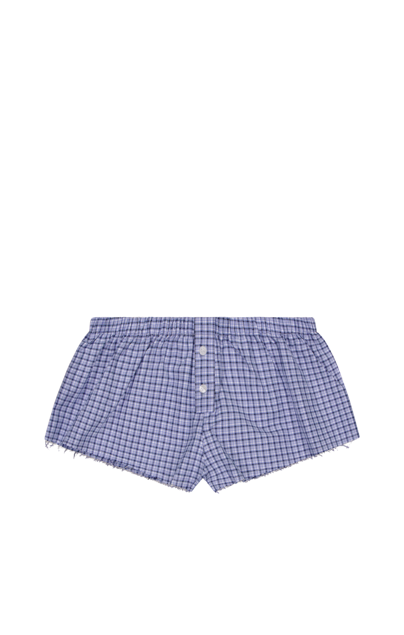 SST ROME CHECK SHORTS - Blue