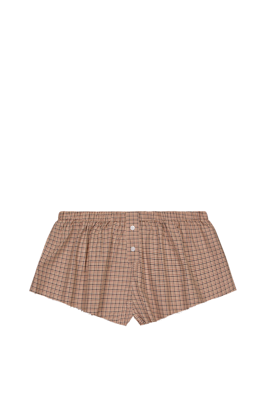 SST ROME CHECK SHORTS