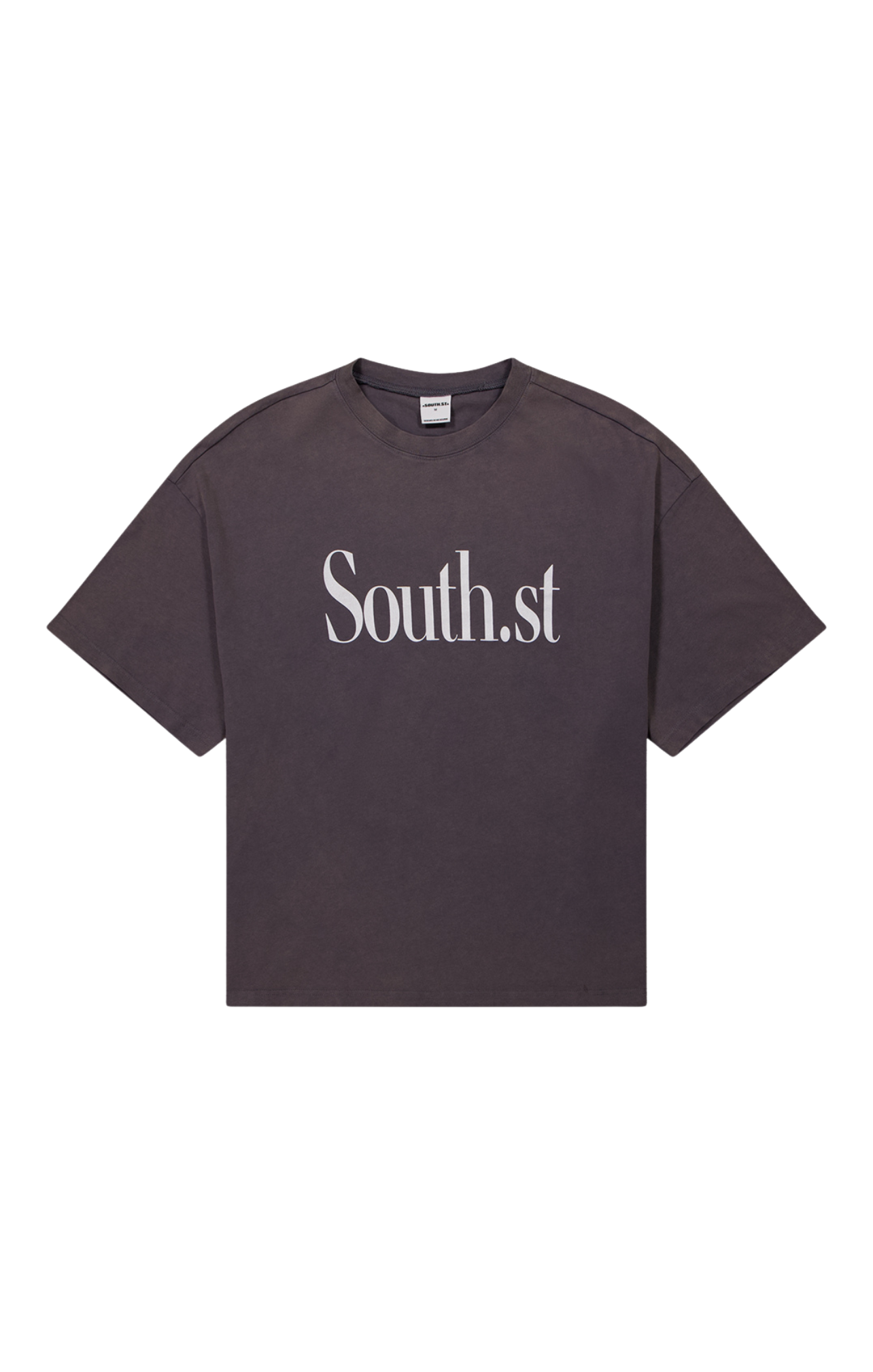 SOUTH TEE - Washed Navy Grey