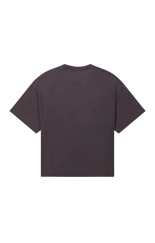 SOUTH TEE - Washed Navy Grey