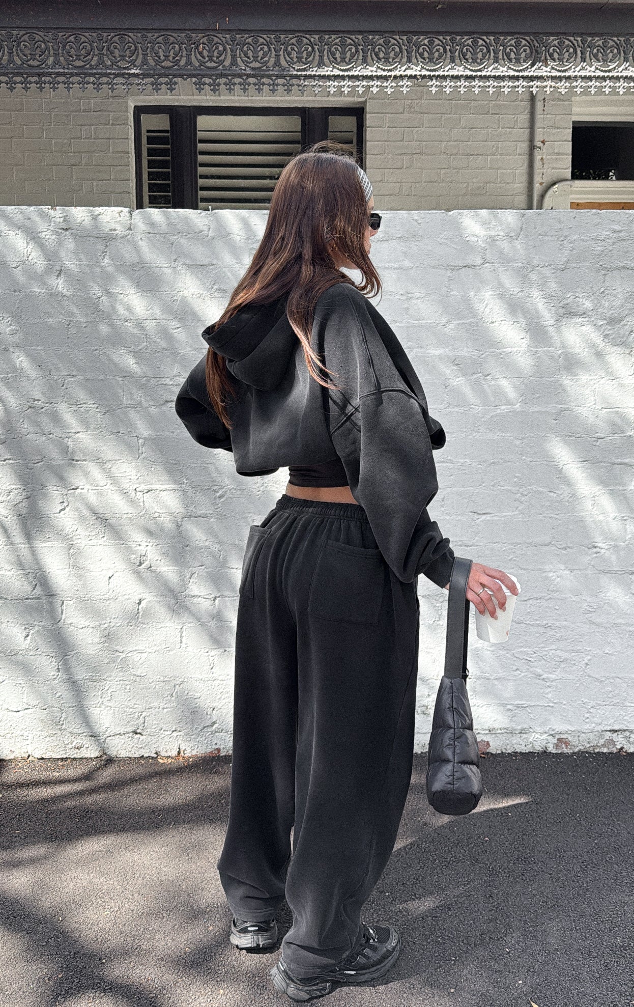 SIGNATURE SWEATPANTS - Washed Black (Pre Order)