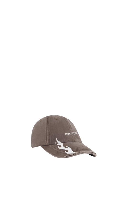 SST FLAME DAD CAP - Brown