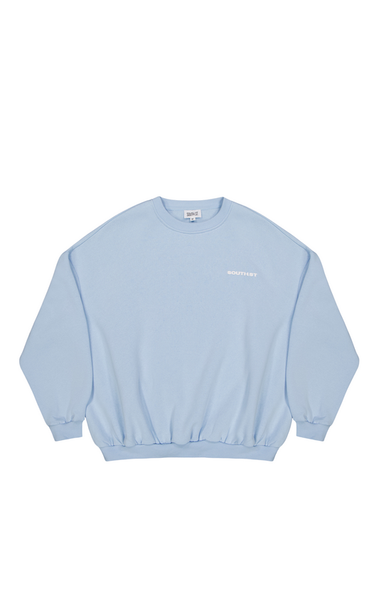 DISTORT SWEATSHIRT - Baby Blue