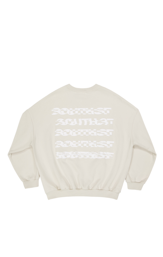 DISTORT SWEATSHIRT - Bone