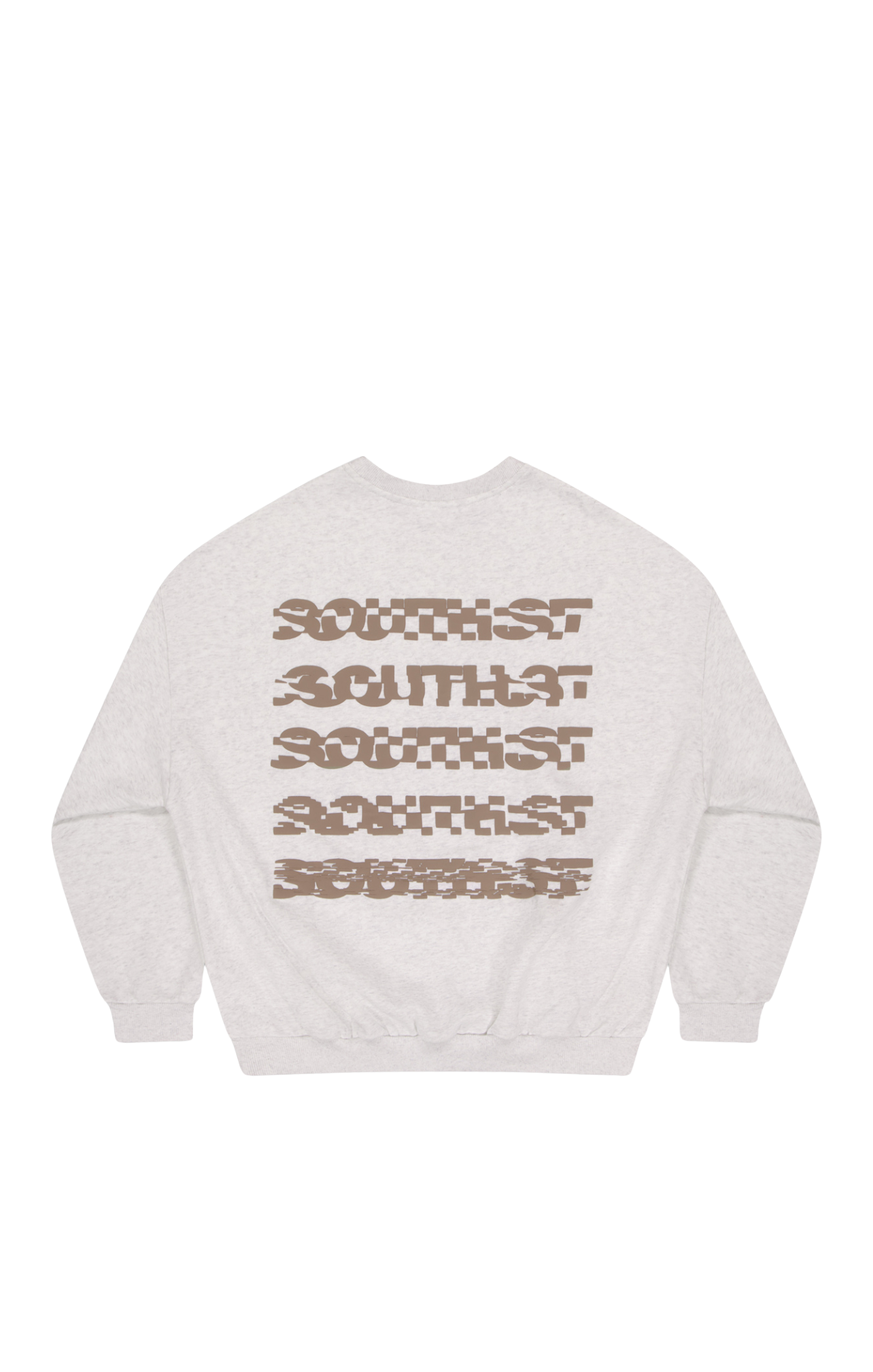 DISTORT SWEATSHIRT - Marl grey