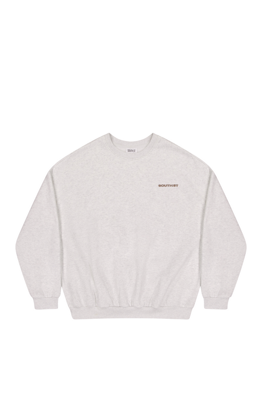 DISTORT SWEATSHIRT - Marl grey