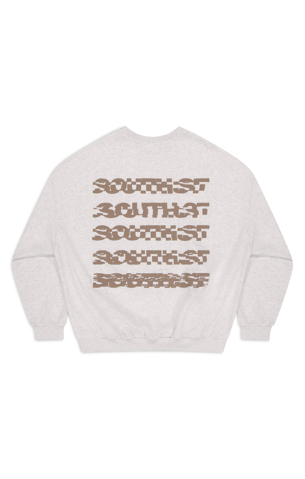 DISTORT SWEATSHIRT - Marl grey