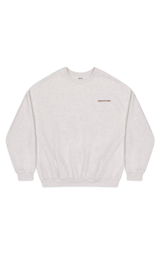 DISTORT SWEATSHIRT - Marl grey