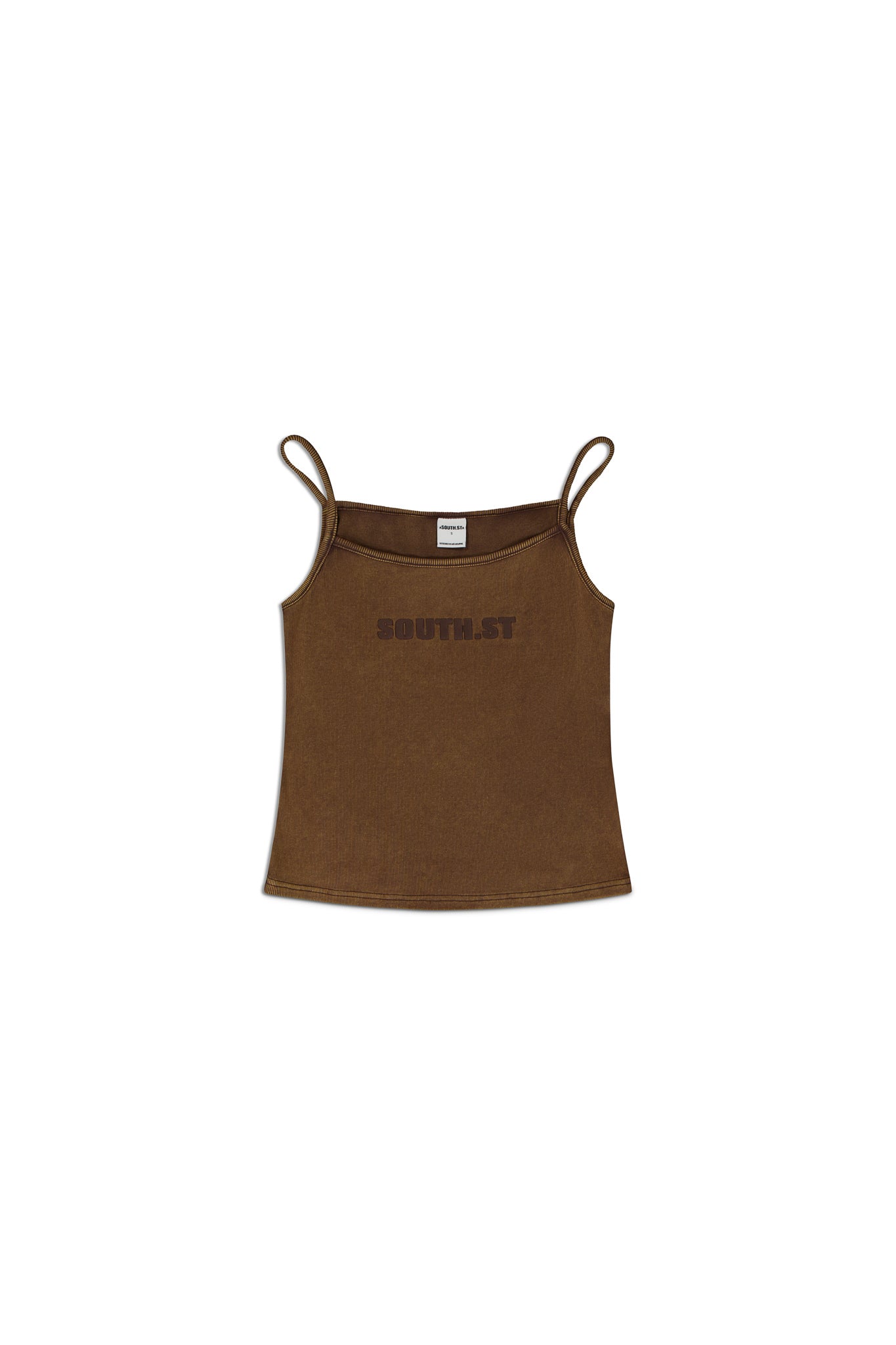 TOKYO RIB TANK - Washed brown