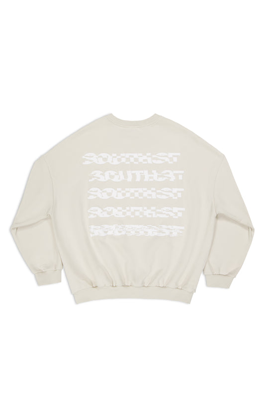 DISTORT SWEATSHIRT - Bone