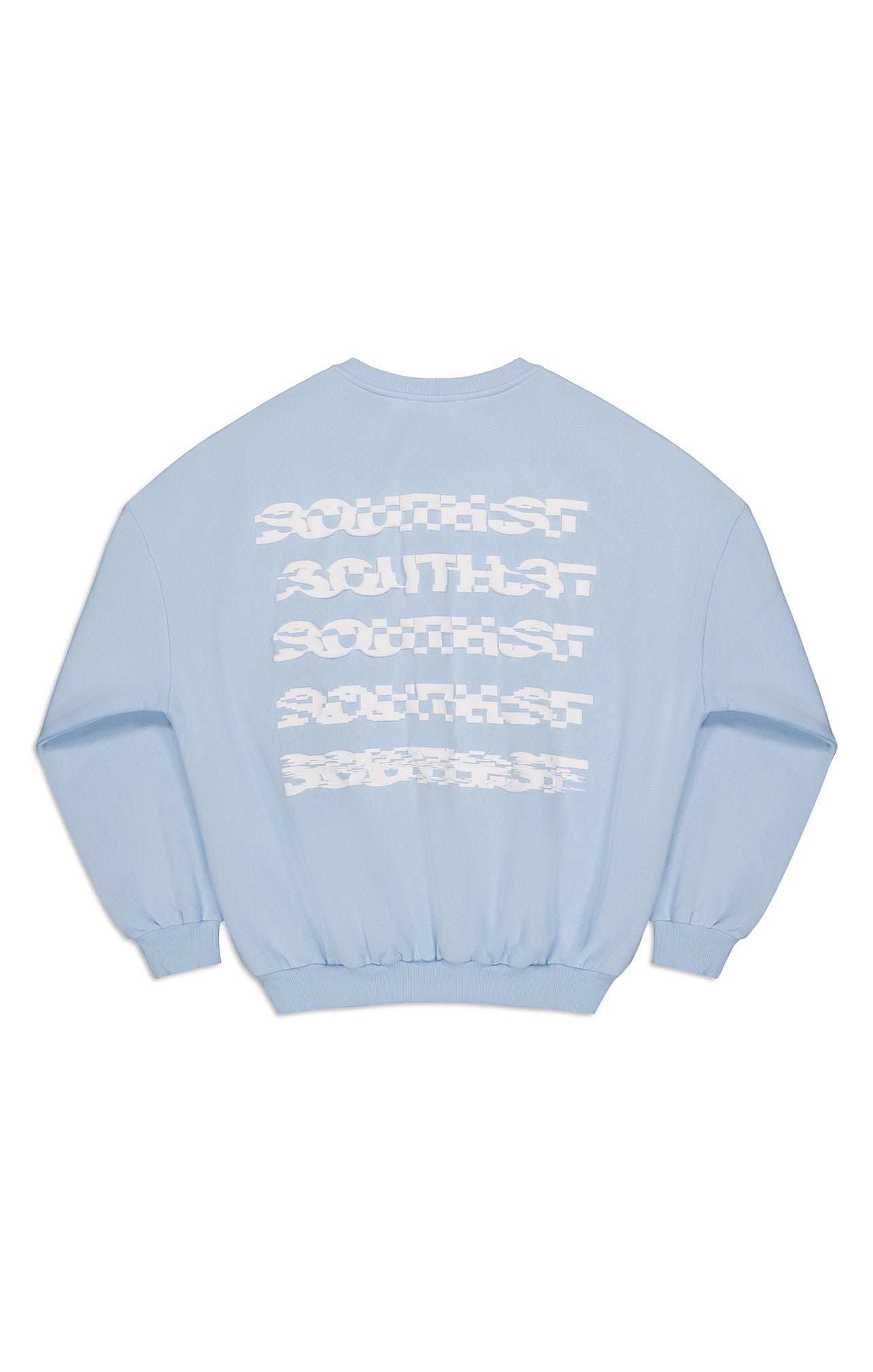 DISTORT SWEATSHIRT - Baby Blue