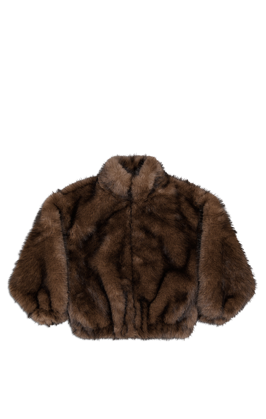 AW FAUX FUR COAT
