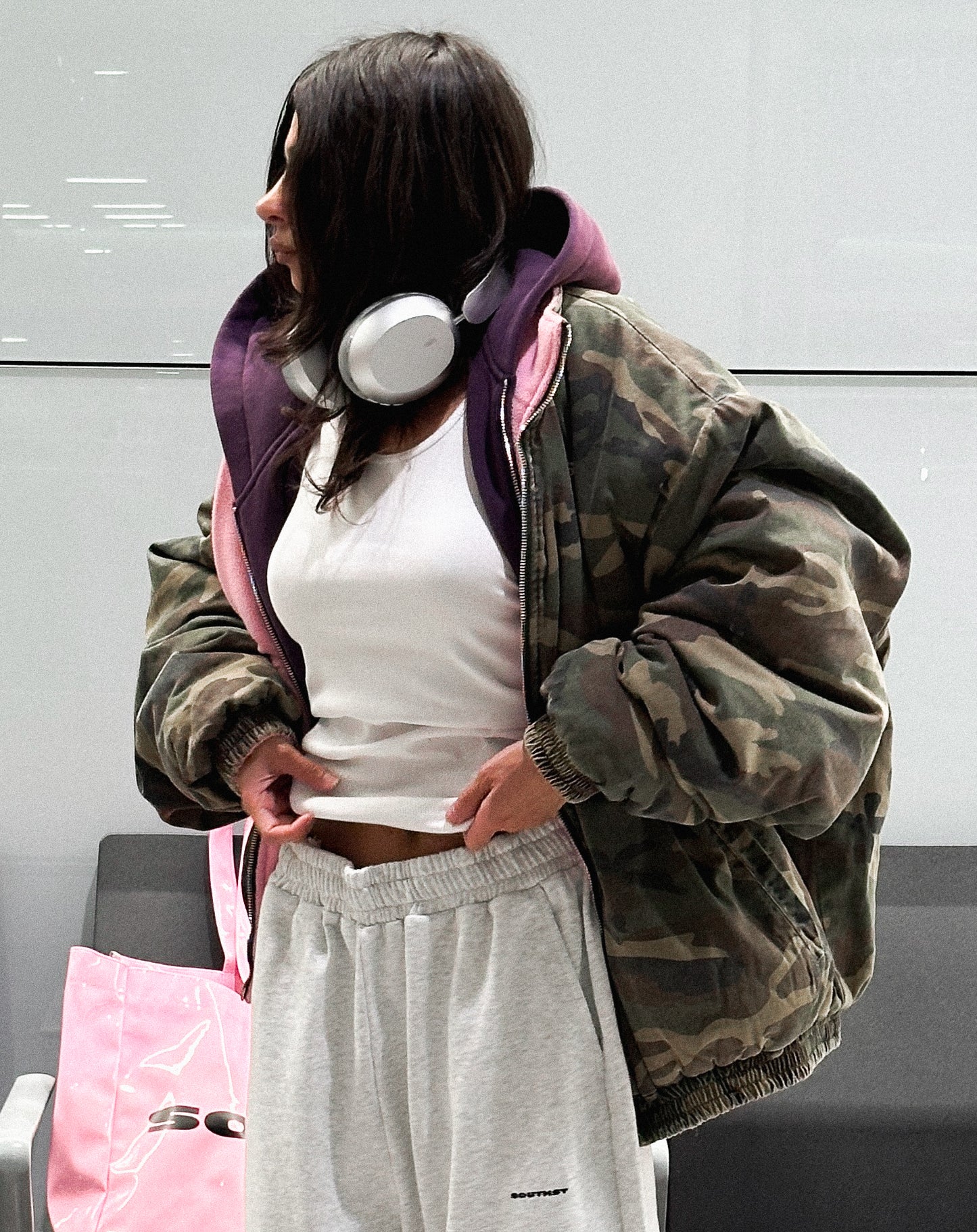 SST REVERSIBLE CAMO/ PINK FLEECE JACKET - PRE ORDER