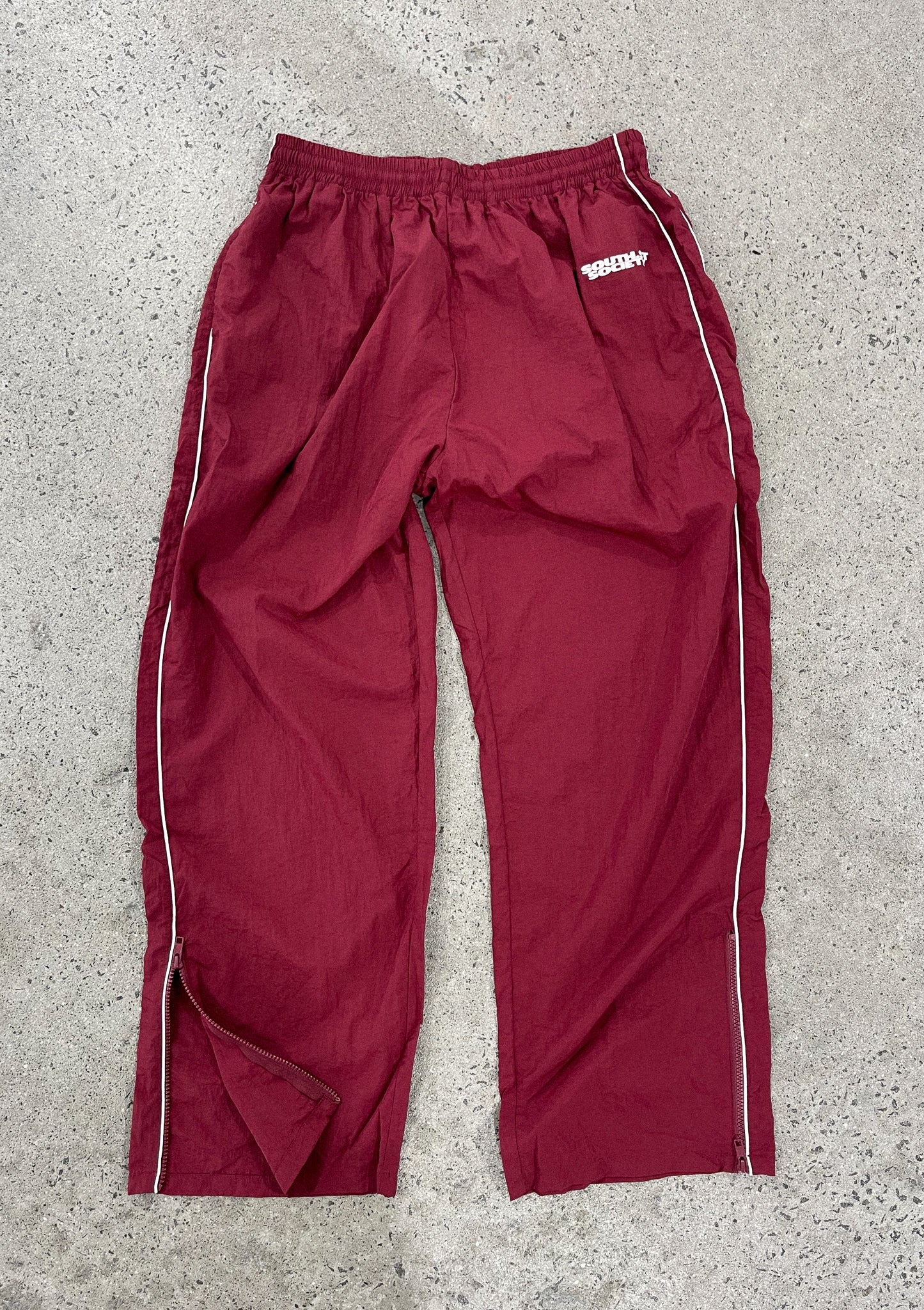 SOCIETY TRACK PANTS - Wine