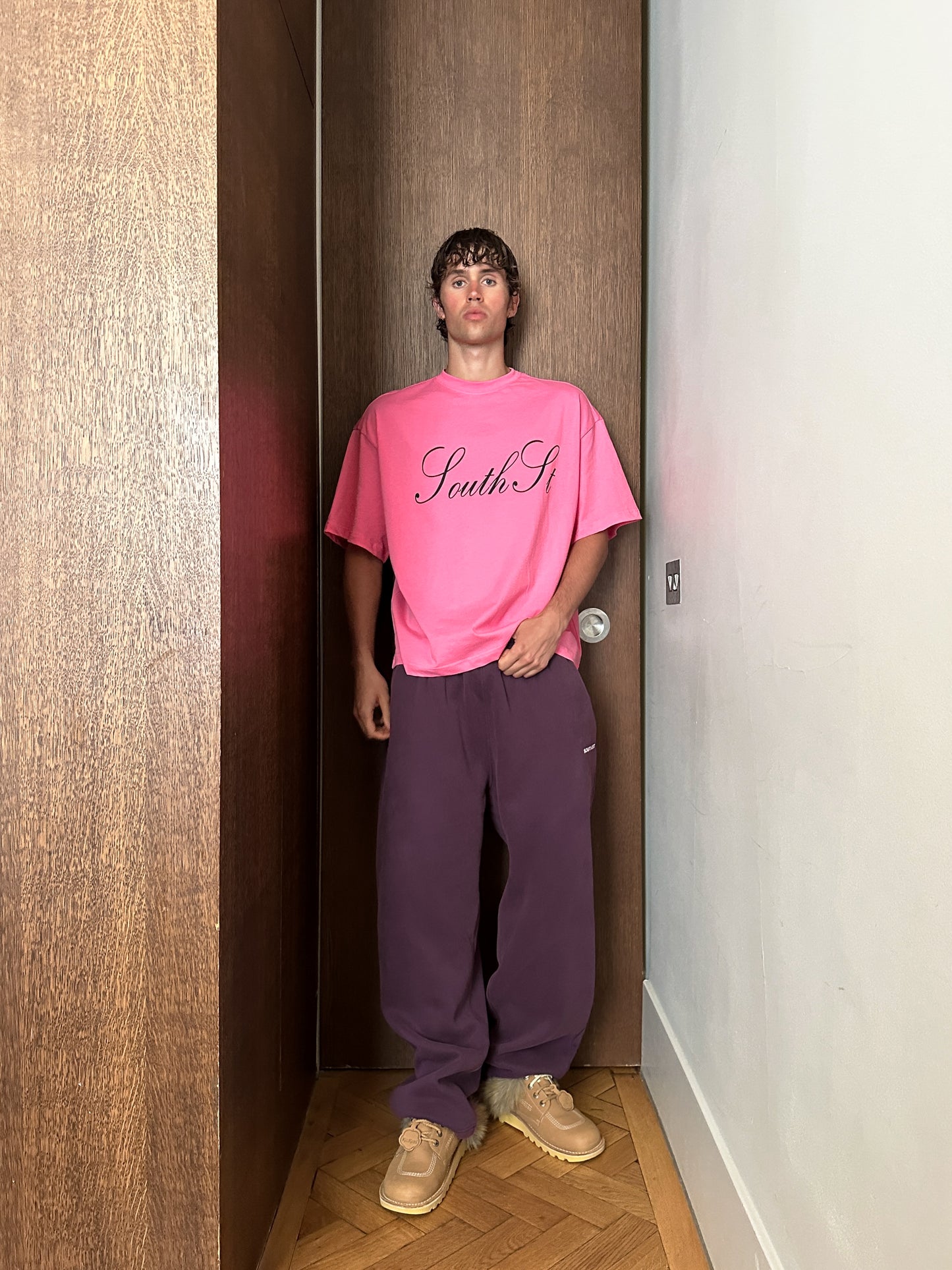 SIGNATURE SWEATPANTS - Plum
