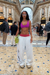SST SPORTY CROP - Purple