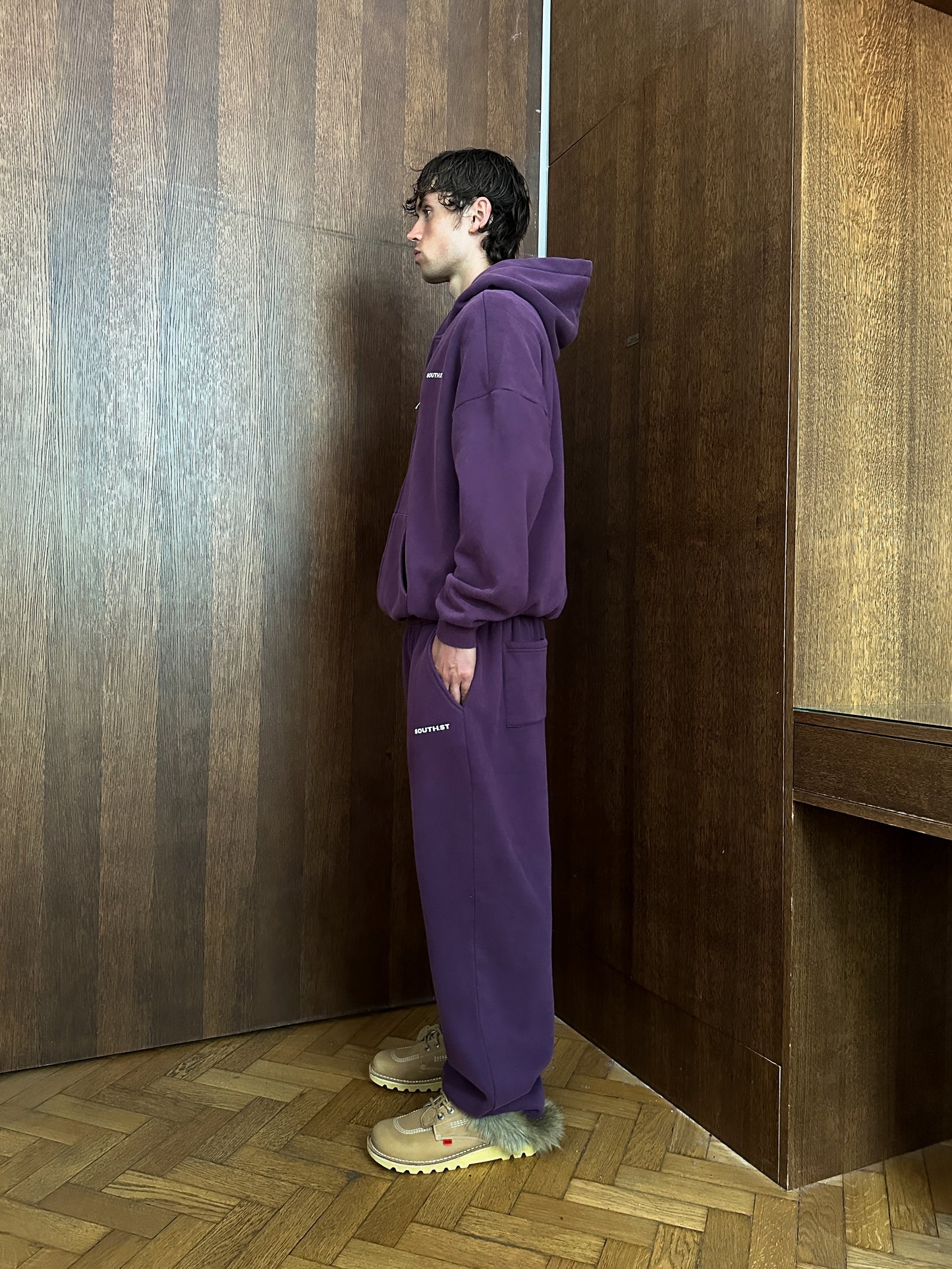 SIGNATURE HOODY - Plum