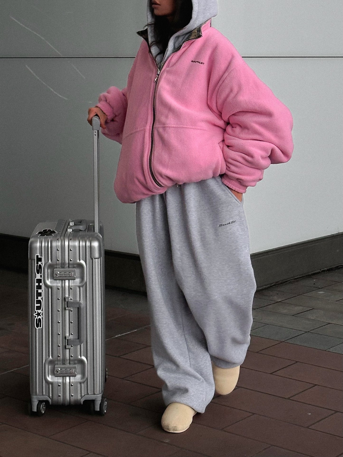 SST REVERSIBLE CAMO/ PINK FLEECE JACKET - PRE ORDER