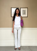 SST RIB TANK TOP - White