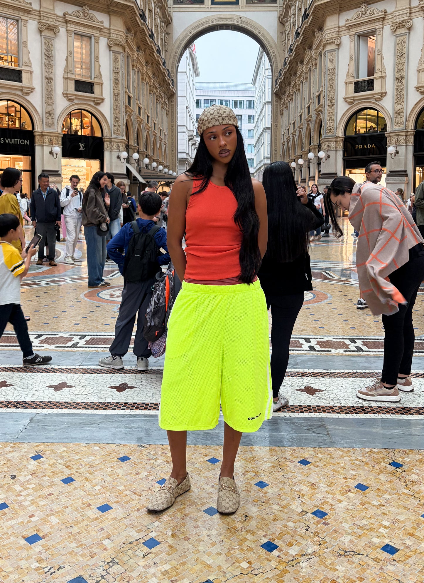 SST MESH SHORTS- Neon