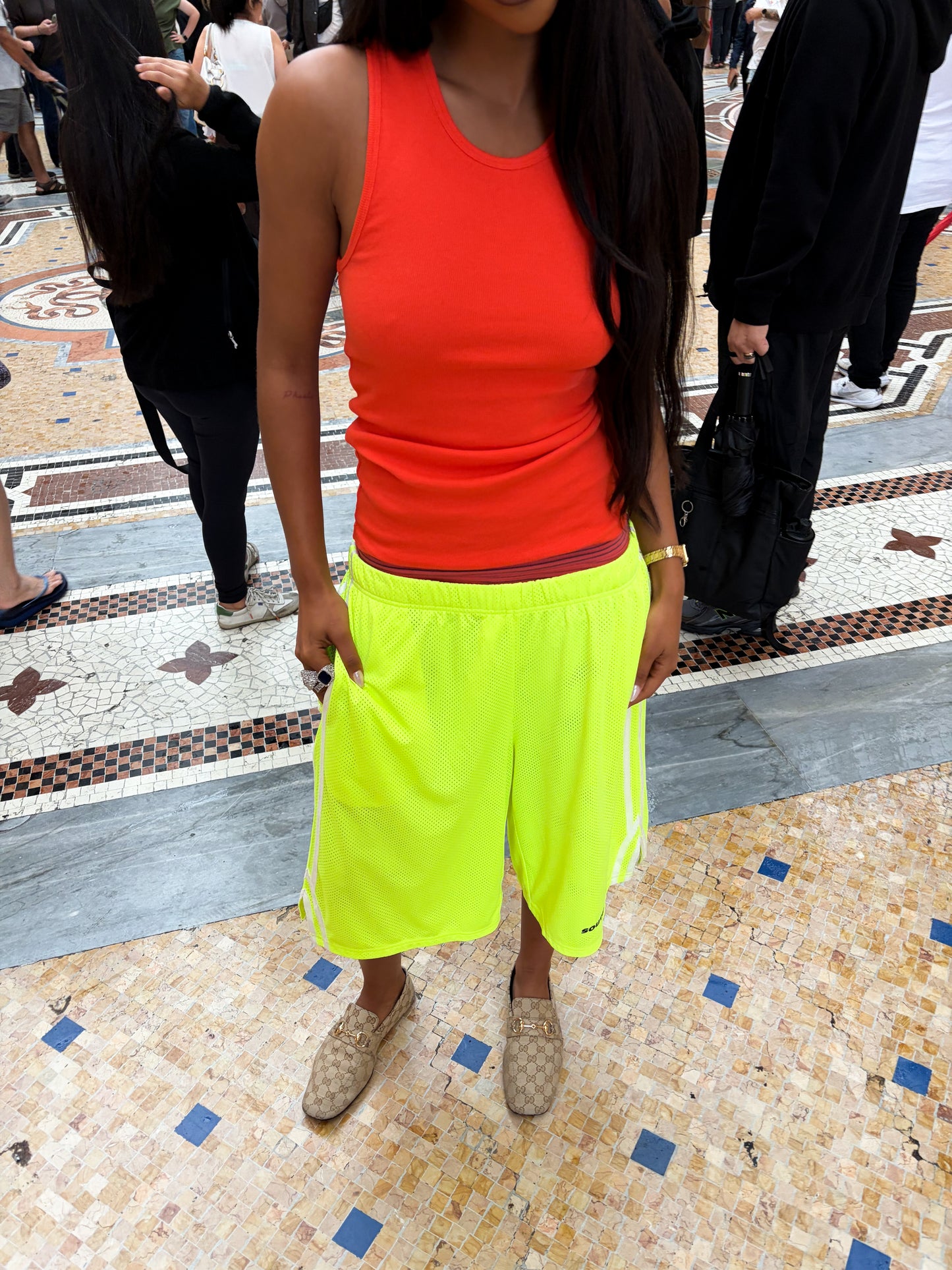 SST MESH SHORTS- Neon