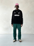 SOCIETY TRACK PANTS - Green