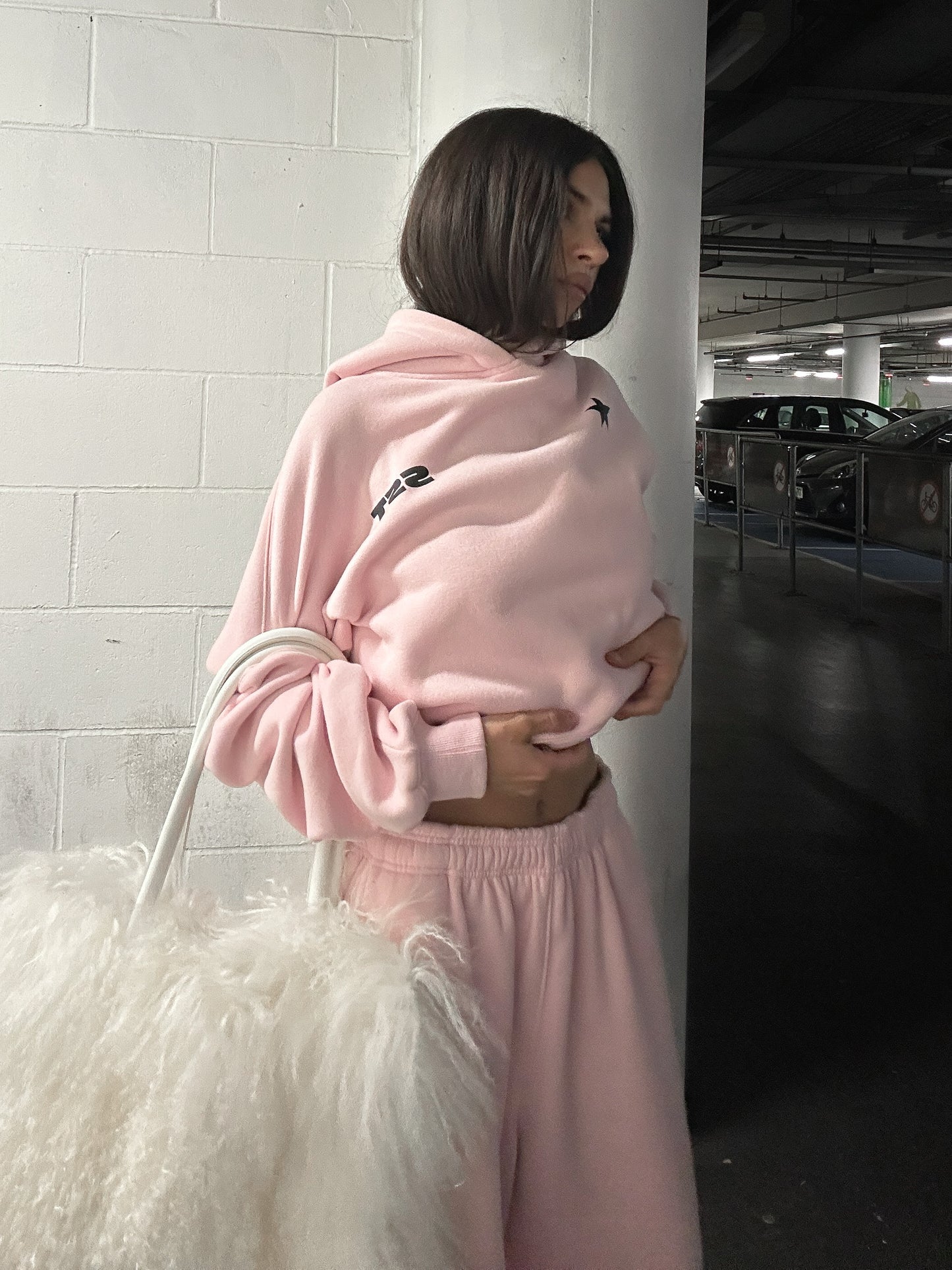 SST STAR HOODY - Pink