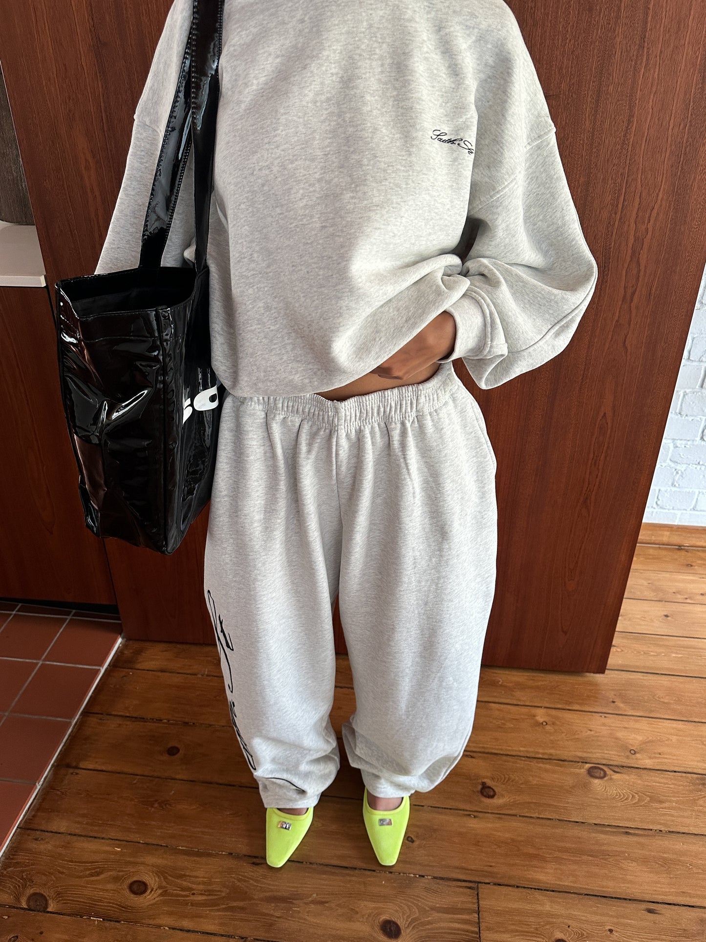 AW SIGNATURE CREWNECK - Marl Grey