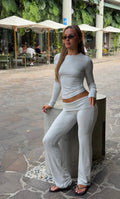 SST LONG SLEEVE TOP - Grey
