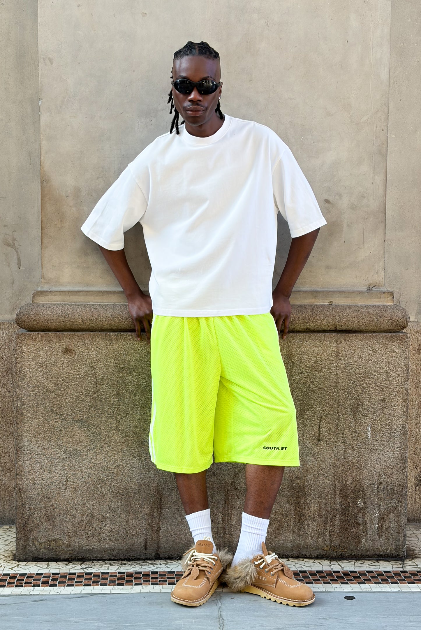 SST MESH SHORTS- Neon