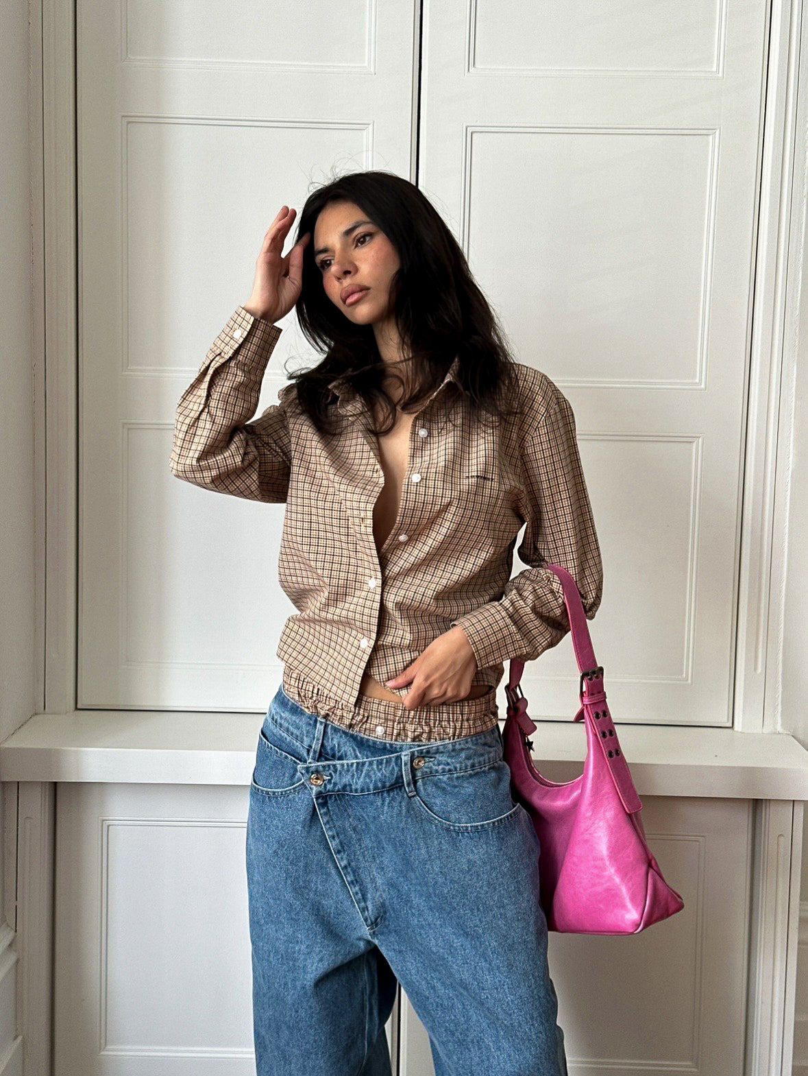 SST ROME CHECK SHIRT