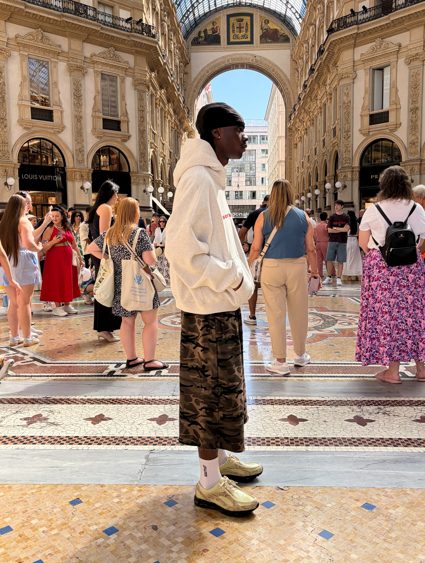 SST CAMO SWEAT SHORTS