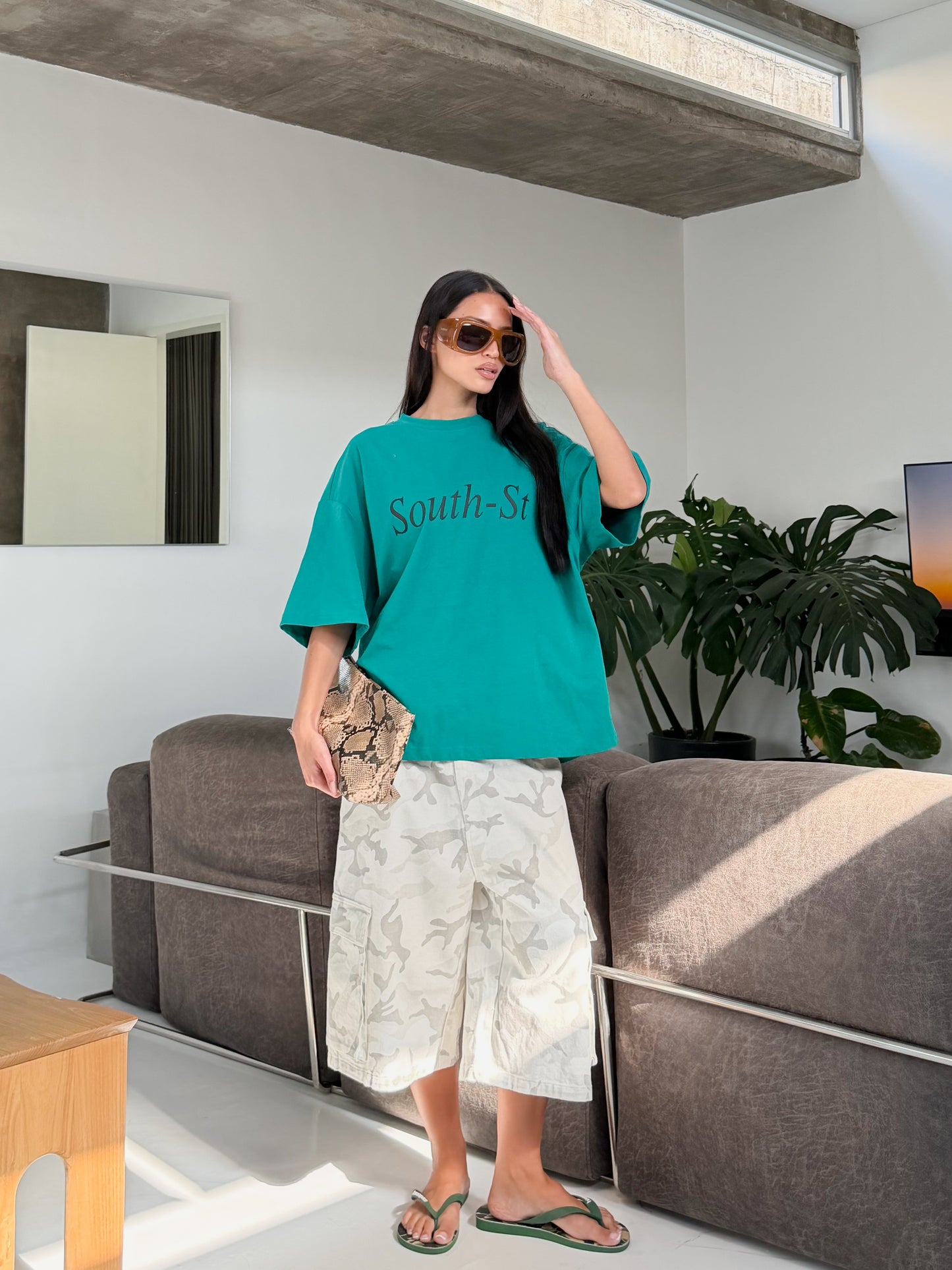 SUMMER TEE - Aqua