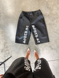 CASEY X SST LEATHER SHORTS