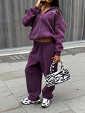 SIGNATURE HOODY - Plum